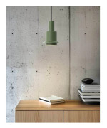 Chaumont Taklampa Ø15xH22 Green/Nickel - DCW - Vardagsrum - Metall