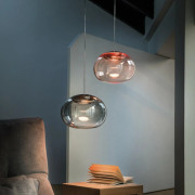 La Mariée LED-hänglampa, koppar/vit - Stilnovo - Vardagsrum - Design - Glas - Med en ljuskälla