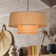 Mali hänglampa Jamaica Ø 38 cm papper – COREP SAS - Vardagsrum - Papper / papp - Med lampskärm