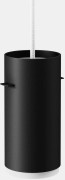 Rörformad pendellampa, svart, Ø 8 cm, E27, aluminium – Moebe Tube - Vardagsrum - Design - Med en ljuskälla