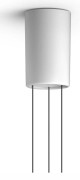 Cavity LED Taklampa L White - Serien Lighting Cavity Suspension L - Vardagsrum - Design - Metall - Med en ljuskälla