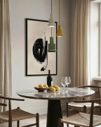 Chaumont Taklampa Ø15xH22 White/Yellow - DCW - Vardagsrum - Metall
