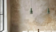 Chaumont Taklampa Ø19xH28 Green/Nickel - DCW - Vardagsrum - Metall