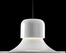 Campana LED-hänglampa, grå, DALI-Push - Stilnovo - Vardagsrum - Design - Metall - Med en ljuskälla