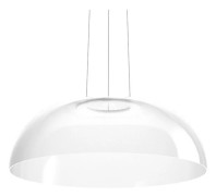 Demì LED-hänglampa, Ø 70 cm, transparent, dimbar - Stilnovo - Vardagsrum - Modern - Plast - Med en ljuskälla