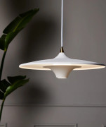 Moja pendellampa Ø35 Vit - LOOM DESIGN - Vardagsrum - Modern - Aluminium - Med en ljuskälla