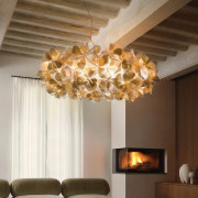 Clizia MAMA NON MAMA pendellampa guld/röd 78 cm - SLAMP - Vardagsrum - Design - Plast - Med flera ljuskällor