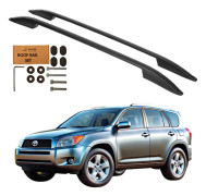 Takräcken TOYOTA RAV-4 SUV 2006-2013 Svarta aluminium Massiva hållbara