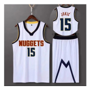 Sportswear Nikola Jokic Baskettröja 15 Vuxen Baskettröja Fotbollströjor City Black-WELLNGS City Black- Perfet City Black L（160-165cm）