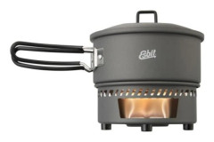 ESBIT Cookset for solid fuel, Burk, Gjuten aluminium, 1 l, Gjuten aluminium, Gjuten aluminium, Gjuten aluminium