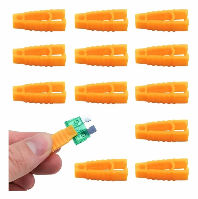 12-pack Car Fuse Puller, Mini Fuse Clip, Fuse Tongs for Car Tool for