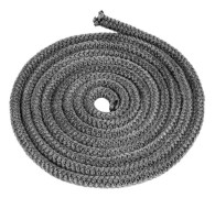 Flätad packning för eldstadsinsatser och kaminer, 8 mm x 3 m glasfiberpackning, eldstadsinsatspackning för vedkaminer
