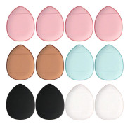 Mini Powder Puffs for Fingers, Set of 12 Mini Powder Puffs, Suitable for Foundation, Concealer, and Eyeshadow