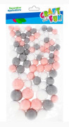 Pompoms blandade färger 90 st