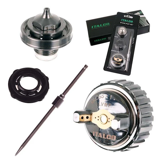 Italco 1,3 mm LVMP sprutpistolmunstycke för GLOSS X1 M1