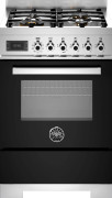 Professional - Gasspis 60 cm (1 ugn) - Svart - Bertazzoni
