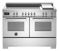 Professional - Induktionsspis med stekhäll 120 cm (2 ugnar) - Bertazzoni