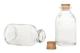 2 pack mini flaskor transparent