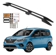 Takräcken RENAULT KANGOO MK3 L1 SHORT 2022- Svart Aluminium Hållbar
