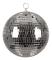 Silverfärgad discokula, storlek 20 cm