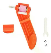 Slipskiveborrverktyg Bärbar borrslip Twist borrslipmaskin Blå eller Orange borr Dremel tillbehör Red With 1 Wheel