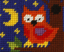 Broderi. Mitt första broderi - Uggla