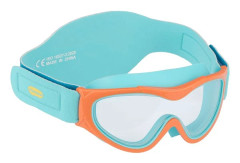 Barndykarmask med neoprenpannband - Aqua