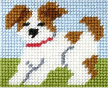 Broderi. Mitt första broderi - Hund