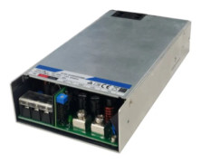 MFS-600-12-U: GLP: 12V/50A/600W kapslad nätaggregat, PFC, Uin = 80-270VAC / 110-390VDC, Skydd för kopplingsplint