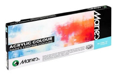 maries akrylfärg 12 ml x 18 färger