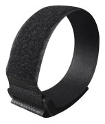 Fäste remmar, hållbar nylon, självlåsande design,10PCS (50cm )-a, svart
