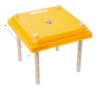 Kycklinguppfödare Värmeplatta, Justerbar Temperatur, Fristående Design,Gul