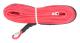 Winch Rope 4.8mm x 15m Synthetic Fiber 5500 lbs Breaking Strength Waterproof for ATV UTV Trailer Red