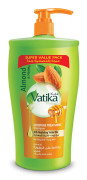 Vatika Naturals Schampolinje - Gör ditt hår friskt och starkt Sweet Almond +Honey 600ml
