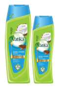 Vatika Naturals Schampolinje - Gör ditt hår friskt och starkt Coconat+ Castor 400+200ml