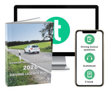 Körkortsboken på Engelska 2026 / Driving licence book (book + theory pack with online exercises, theory questions, audiobook & ebook) (häftad, eng)