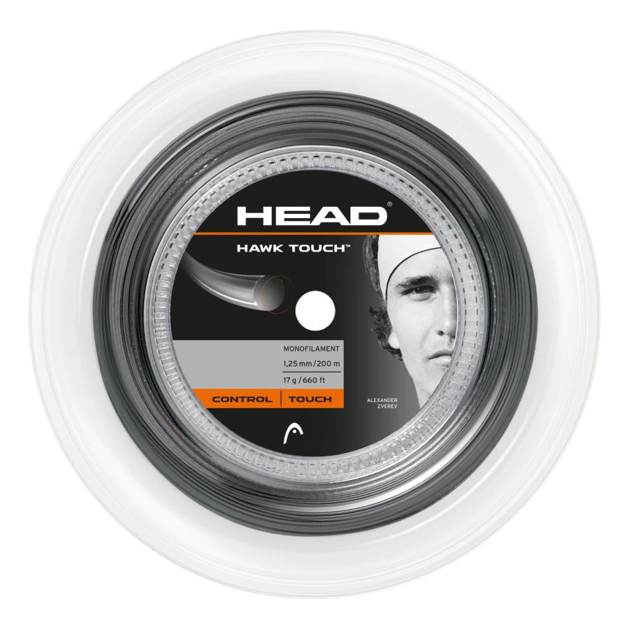 Head Racket Tennisrullsnöre Hawk Touch 200 M Durchsichtig 1.25 mm
