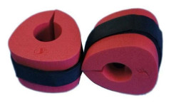 Simmband - LEISIS - Leisis Skumhandleds- och fotledsband Röd - hypoallergen skum - suger inte åt sig vatten - justerbara med velcro