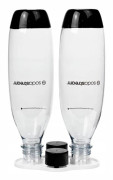 Avtappare - SODASATURATOR - Dubbel Flaskor - Plast - Vit - Snygg Design