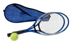 Tennis racket with ball