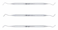 Plugger med platt spets, grov yta nr 1-3 - Filling Instrument N.3 Round