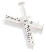 Spruta luer 2komp Discardit - 10ml grad 0,5ml excentrisk - 100 st