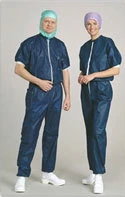 Avdelningskläder skjorta med mudd - S Barrier clean air suit - 26 st