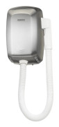 Machflow® - Hårfön anpassad för intensiv användning - Automatisk start - Pro-modell - Rostfritt stål – Satin