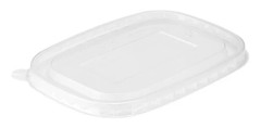 Låg PP t/papcontainer 500/1000ml transparent 50stk/pak