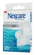Plåster sårfilm Nexcare waterproof - 20/ask vitt i 3 stl - 20 st