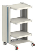 Easy Power Cart - 3 hyllor 40x36 cm + bas