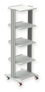 Smart vagn - 4 hyllor 40x36 cm + bas