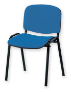ISO Besöksstol - konstläder - blå