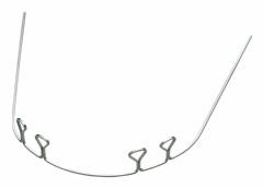 Båge med fyrdubbel bull/keyhole-loop - Four-Loop Bull/Keyhole Archwire 017X025 34 Mm